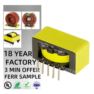 Ferrit-Kern-Hochfrequenz-Transformator 10-Pin elektronischer AC 110 V 220 V 380 V zu DC 12 V 24 V 48 V Hochleistung EC25 ER25 Transformator