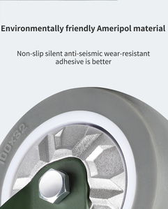 Fundi dor de ruedas al por Bürgermeister 3/4/5 Rollen Gummi Dreh räder Möbel Rollen - Product Image 2