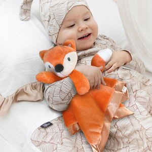 15 "Doux Lovies pour Bébés Couverture de Sécurité Confortable en Peluche Renard avec Animal en Peluche Renard Bébé Couverture de Sécurité Loveys - Product Image 2
