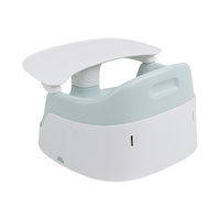 Siège rehausseur portable 2-en-1 premium pour bébé avec plateau amovible, chaise haute en plastique pour l'alimentation des tout-petits, idéale pour la maison, les voyages et la table à manger