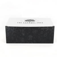 Boîte en carton personnalisée avec logo, nouveau design, pour cadeaux, foulards, serviettes, sous-vêtements, chaussettes, sous-vêtements en carton ondulé