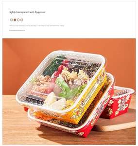 กล่องกระดาษลูกฟูกแบบใช้แล้วทิ้งที่ปรับแต่งได้สำหรับเสิร์ฟอาหารโปรดของคุณ - Product Image 5