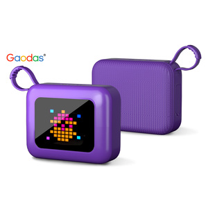 New Portable Music <b>Box</b> Blue Tooth Waterproof Vibration Mini Size Bt 5.3 Led Screen Speaker for Camping - Product Image 3