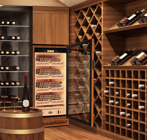 ห้องเก็บซิการ์แบบมีที่แขวนผนังสำหรับบ้านที่มีหมอก68L ไม้ซีดาร์สไตล์สเปน - Product Image 1