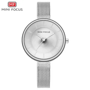 Mini Focus Oem watches Japan movement 3atm stainless steel brand private label quartz wrist watch for lady