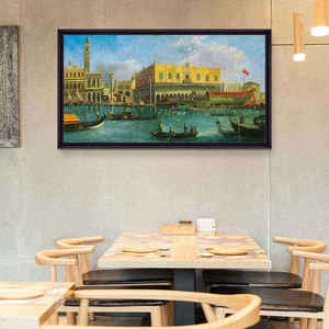Dipinto a Olio Astratto del Paesaggio Cittadino di <span class=keywords><strong>Venezia</strong></span>, Scena Veneziana Fatta a Mano su Tela di Lino - Product Image 2
