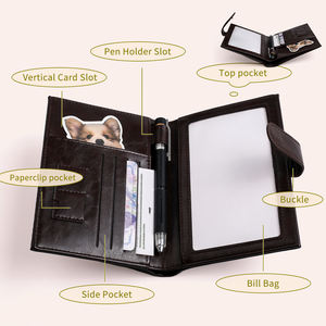 Tarjetero de Cuero de Alta Calidad, Billetera Bifold de Negocios, Tarjetero de Cuero Multitarjeta, Álbum para Tarjetas - Product Image 4