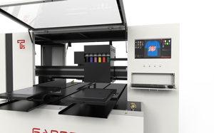Imprimante numérique industrielle Garros T5 DTG à encre blanche pour impression directe sur vêtements (T-shirts, sweats à capuche) avec système à pression négative - Product Image 6