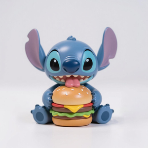 Neue Cartoon Pvc Animation niedlichen Stich Action figur Dekoration Puppenspiel zeug