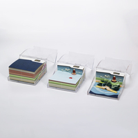 Bloc-notes 3D créatif avec logo personnalisé, bloc-notes artistique 3D, bloc-notes en papier 3D détachable, calendrier de bureau, ornement de bureau