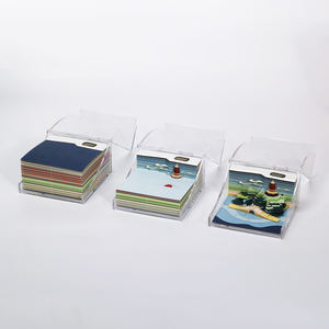 2025 paisaje arquitectura DIY papel cubo nota <span class=keywords><strong>libro</strong></span> 3D recortes de papel arte calendario novedad regalo de Navidad - Product Image 6