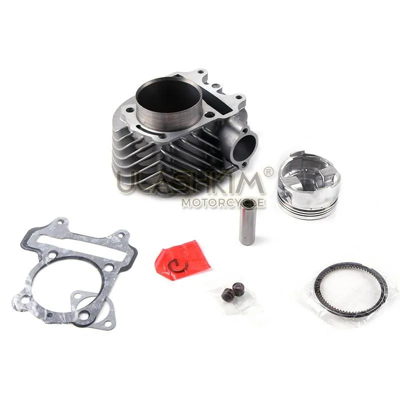 63mm GY7 200CC CYLINDER GY6 150cc 170cc 1upgrade to GY6 200cc Cylinder Kit Cylinder assy for 4-stroke 157qmj 152qmi Scooter Kart