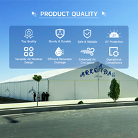 Marquees de mariage, événements, salons professionnels, résistantes aux intempéries, ignifuges, imperméables, en PVC, avec logo personnalisé, durables en extérieur