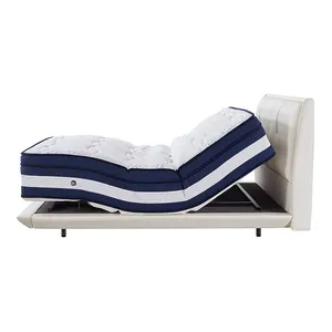 Fornecimento de fábrica para casa Colchão king size cama móveis para casa tecido sofá quarto moderno colchão inteligente