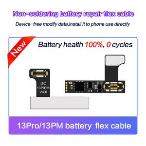 Câble flexible de réparation de <span class=keywords><strong>batterie</strong></span> I2C Tag-on pour <span class=keywords><strong>iPhone</strong></span> <span class=keywords><strong>11</strong></span>-15 Pro Max, restauration des données de santé de la <span class=keywords><strong>batterie</strong></span> à 100 % et modification à 0 cycle - Product Image 2