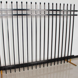 Panneau de clôture en acier de haute qualité 6*8 pieds - tube métallique galvanisé, clôture de sécurité antirouille, panneau de style fer forgé. - Product Image 5