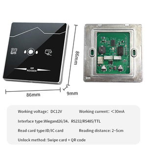 Hỗ trợ tùy chỉnh giao diện USB <span class=keywords><strong>NFC</strong></span> 13.56MHz IC mã vạch QR Máy quét mã RFID RS232/485 TTL QR Đọc Mã kiểm soát truy cập - Product Image 4