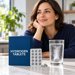Tabletas Efervescentes de Hidrógeno, 15 Tabletas/Blister, Suplemento para la Salud, Apoyo para la Hidratación, Fórmula Personalizada, Fabricante OEM ODM - Product Image 3