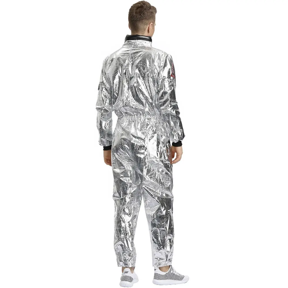 Costume d'halloween pour hommes et femmes, uniforme parfait pour l'astronaute, jeu de l'espace