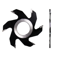 Fraise en carbure de tungstène de 45mm pour le travail du bois Outils de coupe de planche de bois d'air en aluminium OEM personnalisable Six dents Swoodishing