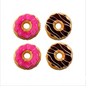 Nuovo Design eco-friendly di peluche <span class=keywords><strong>Squeaker</strong></span> per animali domestici ciambella giocattolo da masticare carino sostenibile giocattolo da masticare per cani - Product Image 2