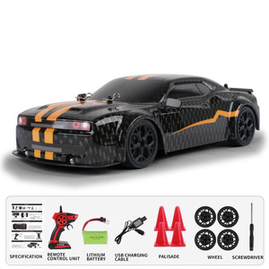 1/14 Dodge Mustang Mô Hình Mô Phỏng Điều Khiển Từ Xa RC Trôi Xe Kim Loại Sở Thích Quy Mô Sạc Điều Khiển Lắp Ráp Chơi Chức Năng - Product Image 4