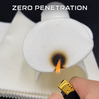 Rollo de Tela No Tejida de Polipropileno Resistente al Fuego, con Puntos Cruzados, Ligero, Transpirable, Material de Protección
