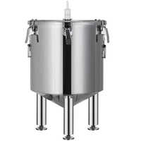 Fermenteur de vin de veste de fossette d'acier inoxydable 200L 500L 1000L 2000L réservoir lumineux cuve de fermentation de bière de brasserie