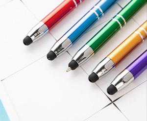 Stylo à bille en aluminium multicolore de 0,7 mm, nouvelle tendance, écran tactile doux, design créatif spécial pour étudiants, papeterie - Product Image 1