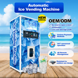 Dispensador <span class=keywords><strong>de</strong></span> Hielo Comercial, Máquina Expendedora <span class=keywords><strong>de</strong></span> Hielo, Máquina <span class=keywords><strong>de</strong></span> Hielo <span class=keywords><strong>de</strong></span> Autoservicio, 100-450 kg/24 h con Certificación CE - Product Image 2