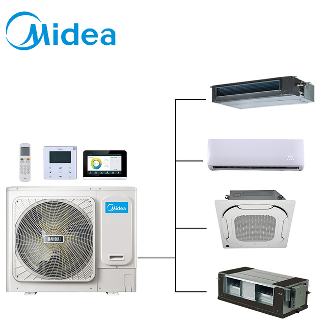 Midea Brand Ac Heating and Cooling Type Outdoor Unit With Duct air Cooler