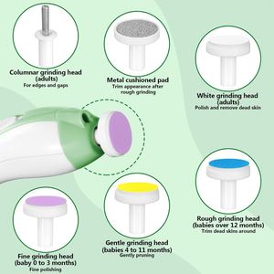 Baby Electric <b>Nail</b> <b>File</b>,Safe Easy Baby <b>Nail</b> Trimmer, Baby <b>Nail</b> Clipper + <b>Nail</b> Filer Cutter ,6 Buffer Pad, LED Light,Storage Case - Product Image 3