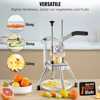 Commerciële groentehakker, frietmes, aardappel- en fruit snijmachine, multifunctioneel voor restaurants