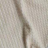 Tissu jacquard en velours de lapin et laine, tricoté pour vêtements, conception d'usine 2026