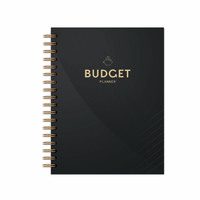 Organisateur de planificateur de budget financier A5 personnalisé Journal de suivi des dépenses OEM avec reliure en spirale et emballage en boîte comprenant un autocollant