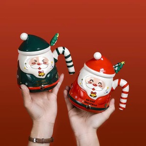 Customizable Christmas Ceramic <b>Cup</b> <b>Set</b> for Coffee and <b>Tea</b> Reusable Holiday Wholesale - Product Image 4