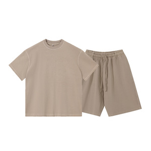 Camiseta de Algodón 350G para Hombre, Color Sólido, Uso Diario, Manga Corta - Product Image 3