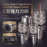 Chuck Milling CNC Universal BT40 C32, Pemegang Alat Serbaguna untuk Produksi Efisiensi Tinggi dan Standardisasi Pabrik