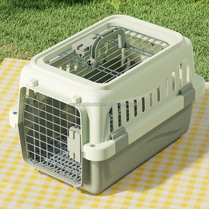 Colorful Solid <strong>Plastic</strong> Classic Airline <strong>Pet</strong> Carrier Breathable Small Animal <strong>Transport</strong> <strong>Cage</strong> for Dogs Cats Birds Outdoor Carry - Product Image 3
