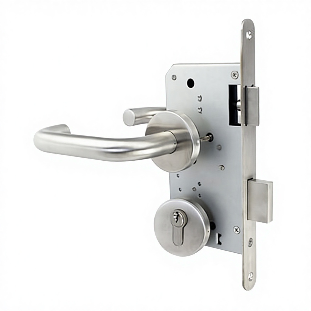 Hot Sale Durable Stainless Steel Fire Rated Mortise Sash Door Lock with 70mm Backset and 3 Key for Fire Doors · image 3