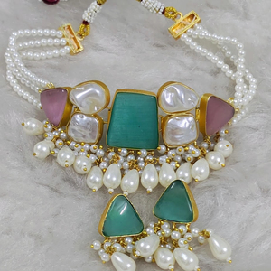 <b>Top</b> Indian Manufacturer's Customized Necklace Set for Wedding or <b>Birthday</b> Anniversary Gift for Women Girls - Product Image 1