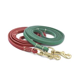 Best Sell Strong Dog Leash Durable Rope Cowhide Leather with Brass Hook Leather <b>Pet</b> Leash - Product Image 2