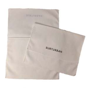 Pochette à bijoux en toile de coton biologique blanc, réutilisable, écologique, durable, avec logo personnalisé, sac anti-poussière, emballage cadeau - Product Image 4