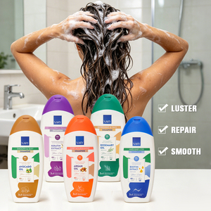 Série de shampooings biologiques Nary en marque blanche 500ml – Traitement capillaire réparateur et nourrissant à la kératine/biotine – Produits capillaires en gros - Product Image 6