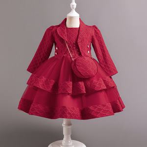 Yokids制造商制造商幼儿图案儿童冬装婴儿秋季婚礼<span class=keywords><strong>wer</strong></span>生日礼服女孩派对礼服 - Product Image 6