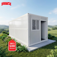 Maisons Modulaires de Luxe Préfabriquées, Cabines, Maisons Conteneurs Pliables en Acier Durable, Maisons Conteneurs Portables