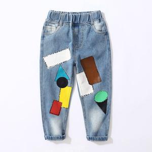 Nouveaux échantillons gratuits de jeans en denim pour enfants, design tendance, provenant du marché de gros chinois - Product Image 2