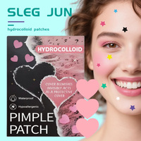 36 patchs/feuille coeur couleur acné Patch maquillage couverture en forme de coeur en gros couleur étoile acné Patch