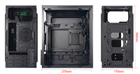 Boîtier PC Mini Tour Micro ATX Personnalisé avec Poignée, Panneau Frontal Personnalisé et Écran LCD pour Ordinateur de Bureau