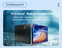 Pantallas LED para Publicidad Exterior a Todo Color, Panel de Video Wall Impermeable IP65, P2.5 P4 P5, Instalación Fija